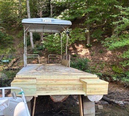 repaired dock